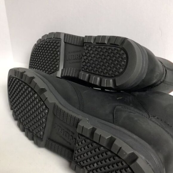 Worx Mens 6” Zink Steel Toe Boot Black Size 13 M main image 2